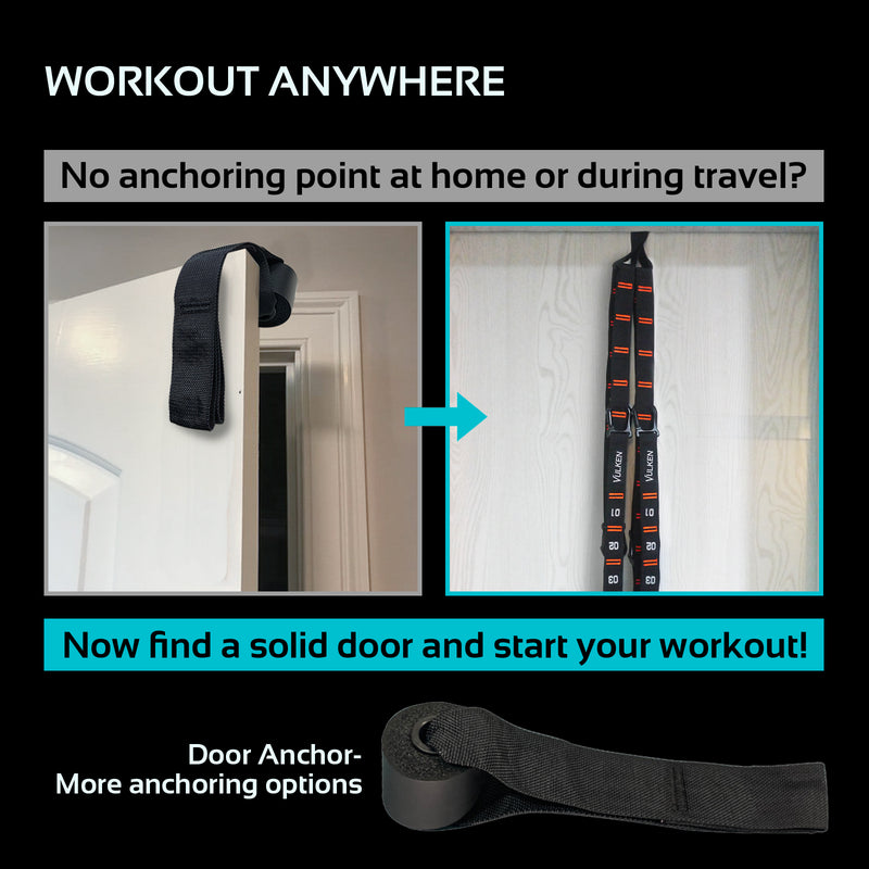 home gym rings setup