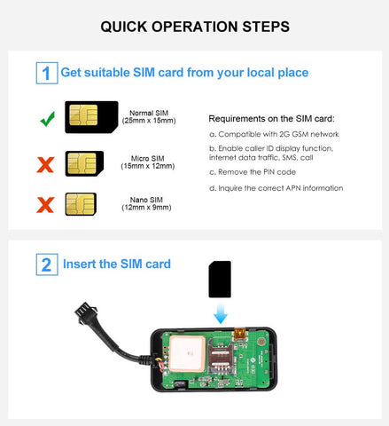 2G GSM GT02A Relay GPS Tracker-9