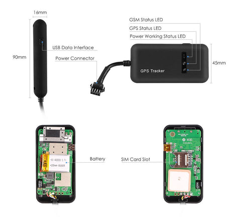 2G GSM GT02A Relay GPS Tracker-2