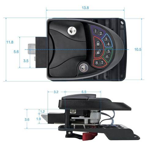 Remote-Control Keyless Entry RV Door Lock-1