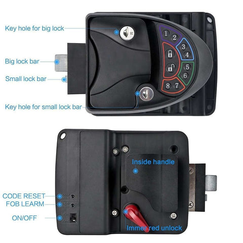 Deadbolt Remote-Control RV Keyless Entry Door Lock-4