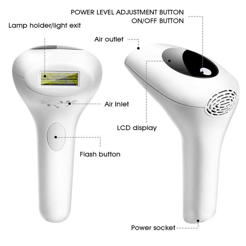 At-Home IPL Laser Hair Removal Machine 900000 Flashes