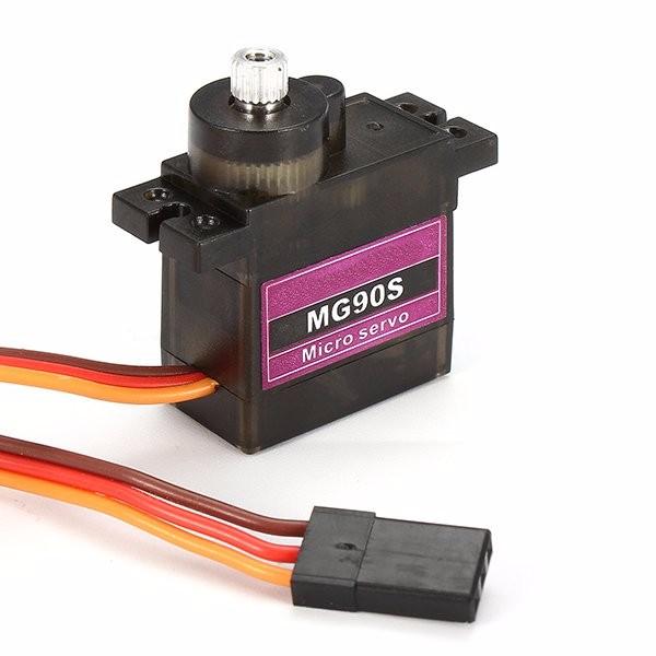 Details about   4 Pcs MG90S Micro Metal Gear Moto Servo for RC Airplane Helicopter Boat Car 