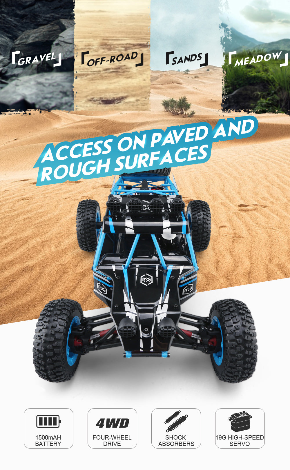 ACCESS ON PAVED  AND ROUGH SURFACES