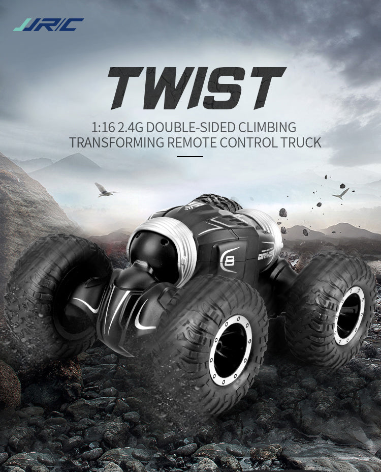 TWIST,1:162.4G DOUBLE-SIDED CLIMBING  TRANSFORMING REMOTE CONTROL TRUCK