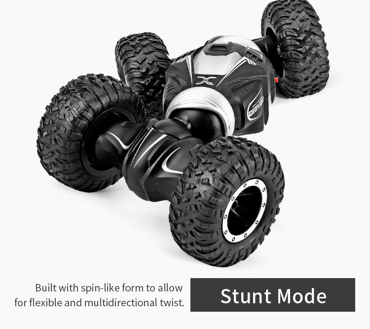 Built with spin-like form to allow Stunt Mode