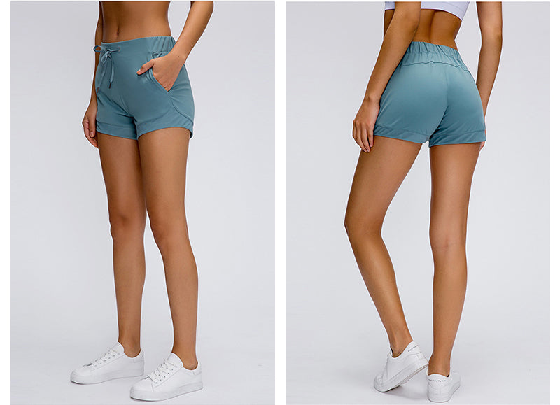 womens gym shorts with pockets