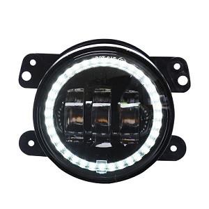 LOYO 4 Inch Fog Light Bulb With Angle Eyes For Jeep JK JKU