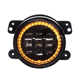 LOYO 4 Inch Fog Light Bulb With Angle Eyes For Jeep JK JKU