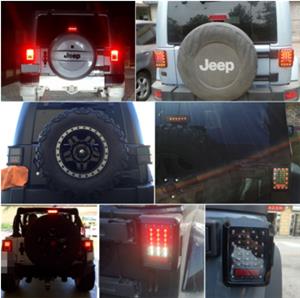 9W Smoked Jeep Auto Brake Reverse Light