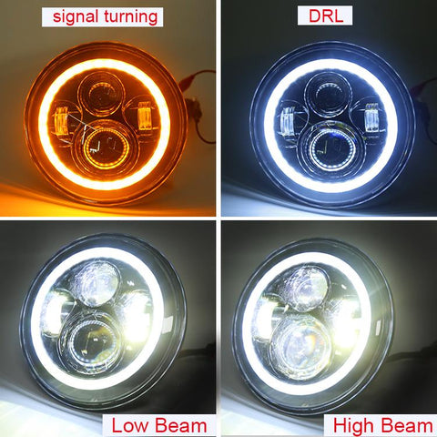 RGB Bluetooth Led Headlights Jeep