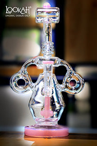 black leaf glass bong