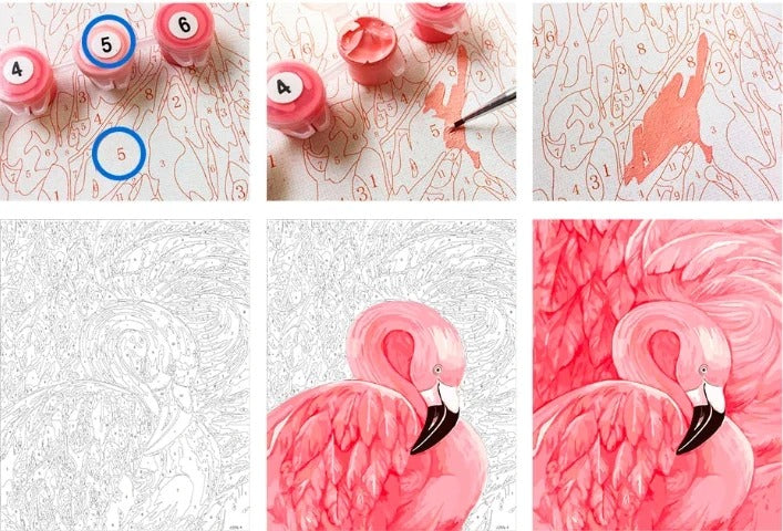 Pintar Por Numero Helnee