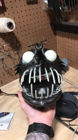 A user printed out an angler fish model