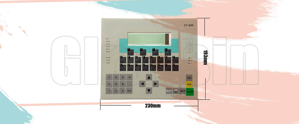 Membrane Keyboard for Siemens SIMATIC HMI C7-633 DP/P