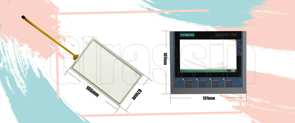 Touch screen and membrane Keyborad for Siemens SIMATIC KTP400 Comfort Repair