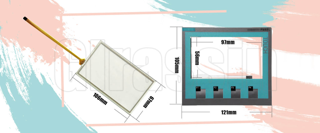 Touch and Keyborad for Siemens SIMATIC KTP400 Basic color PN