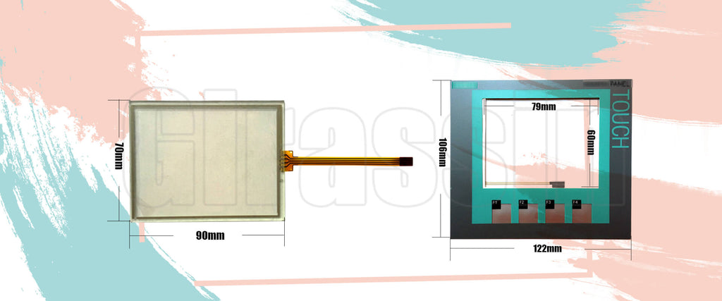 Touch and Keyborad for Siemens SIMATIC KTP400 Basic mono PN