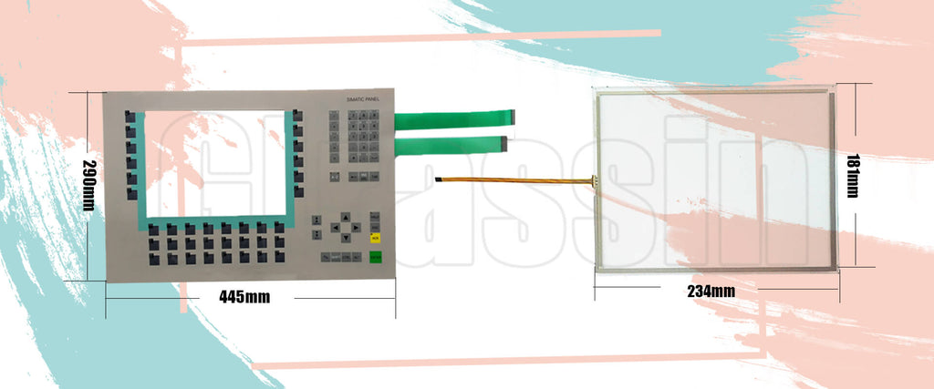 Touch and Keyborad for Siemens SIMATIC MP 270 10“ Replacement