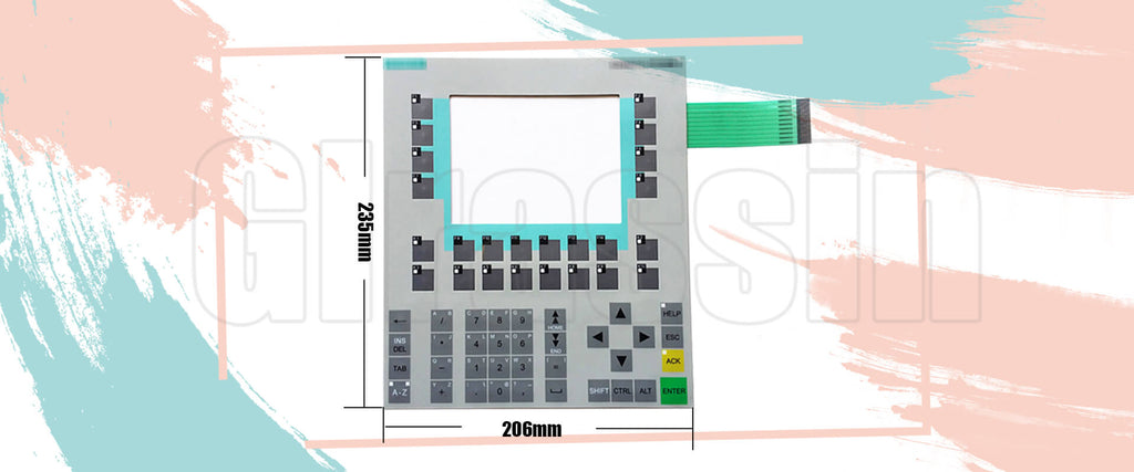 Membrane Keyboard for Siemens SIMATIC HMI OP170 Replacement