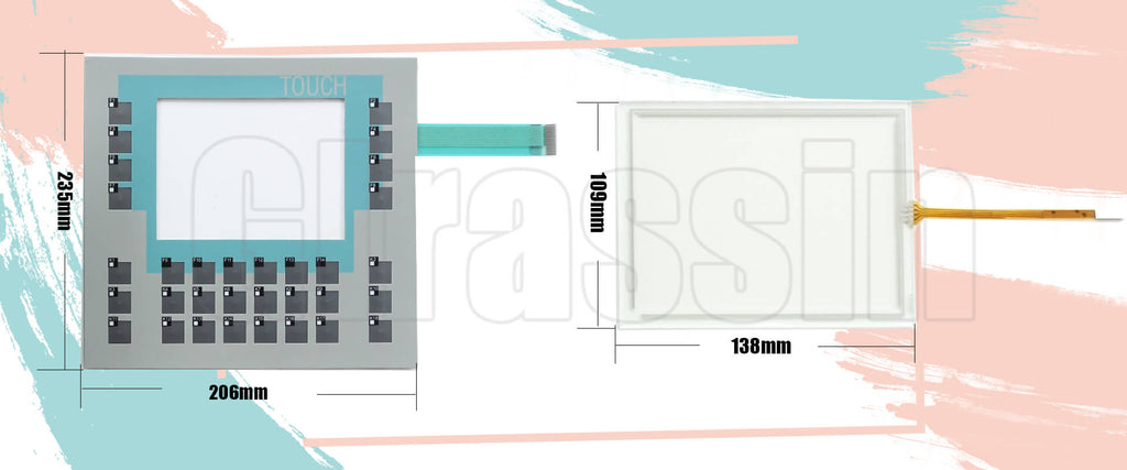 Touch and Keypad for Siemens SIMATIC HMI OP170 Replacement