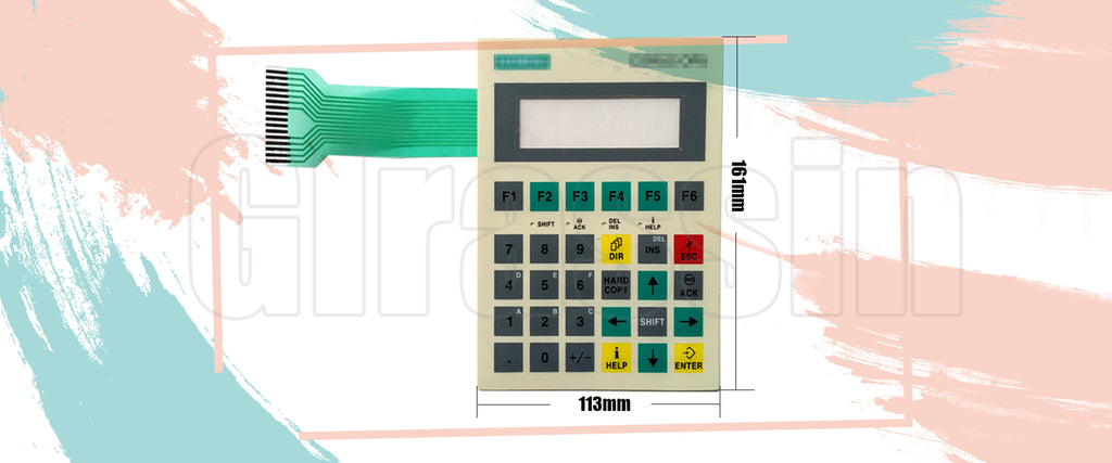 Membrane Keypad for Siemens SIMATIC OP5 HMI Replacement