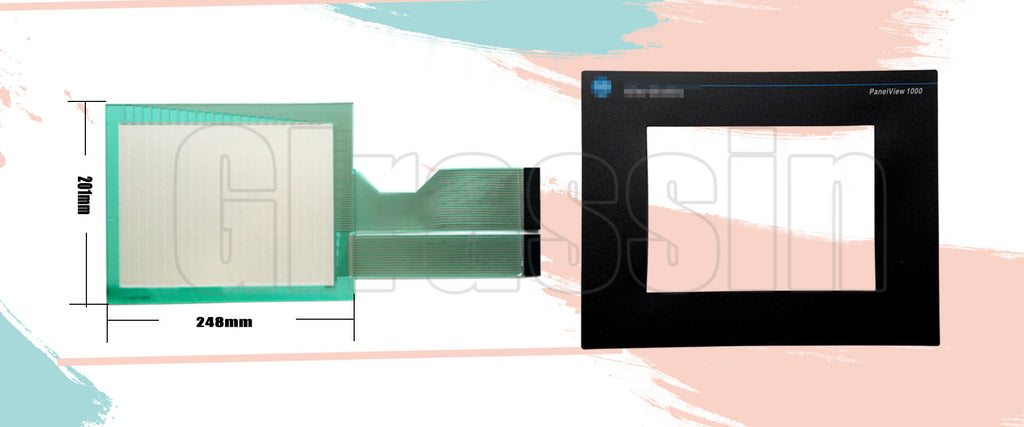 Touch Screen for PanelView 1000 2711-T10C Replacement
