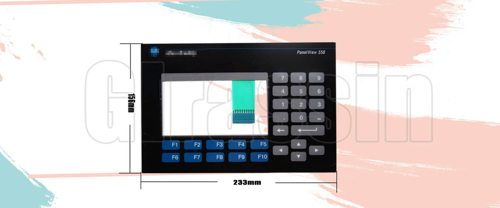 Membrane board for Allen Bradley Panelview 550 2711-K5 Keypad Interface Replacement