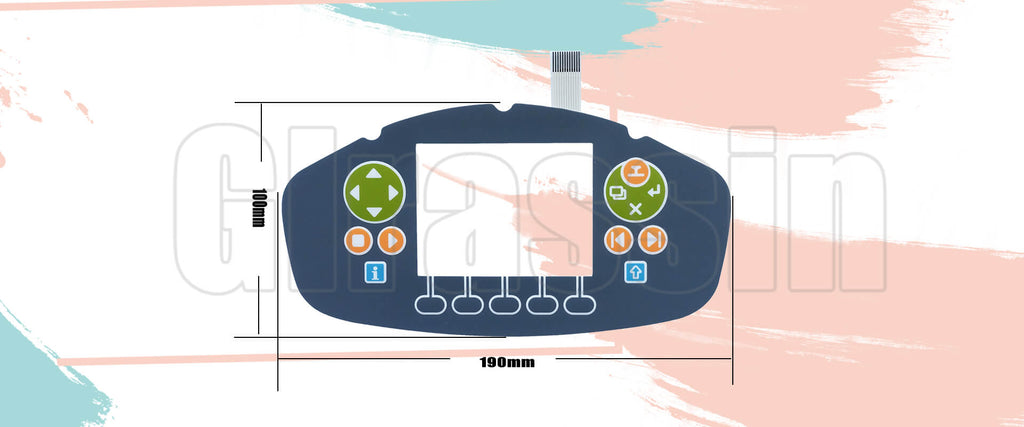 Keyboard for ABB IRC5P 3HNA012283-001 Paint TEACH PENDANT