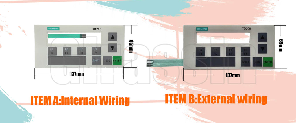 Membrane Keypad for Siemens SIMATIC HMI TD 200