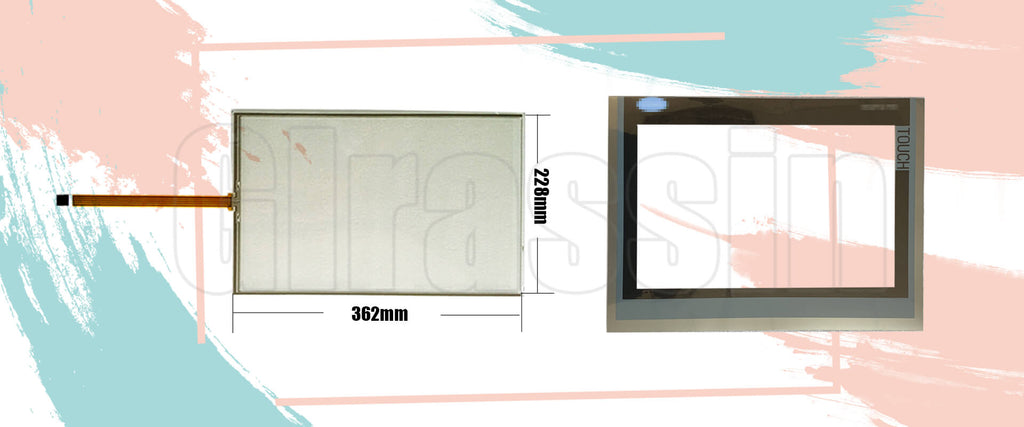 Touch Screen and Protective Flim for Siemens SIMATIC TP1500 Comfort HMI