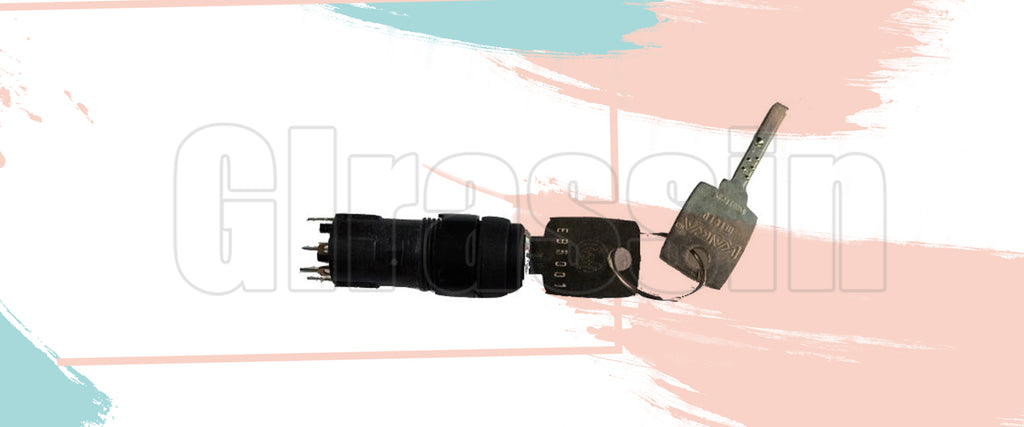 Four-speed switch with key for KUKA KRC2 KCP2 Teach Pendant