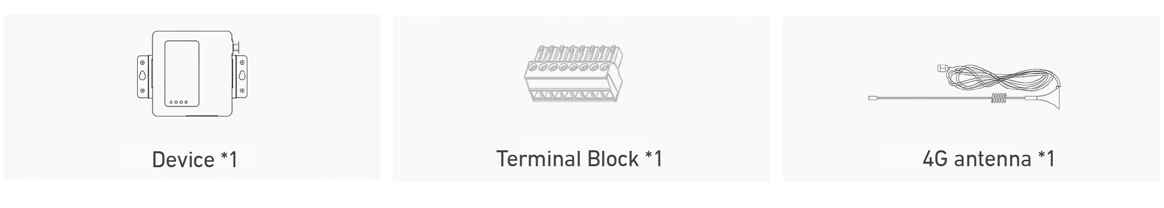 Cellular LTE CAT M1/NB1 Modem, terminal block, 4G antenna
