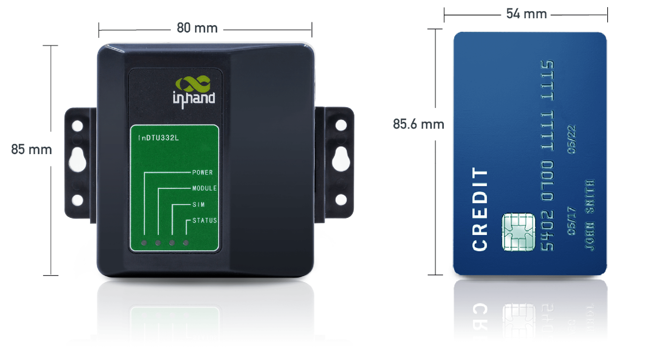 Compact-sized, easy to fit and integrate