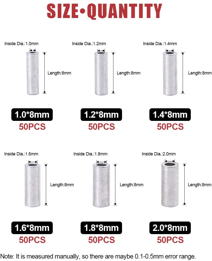 Crimp Sleeve Size Chart