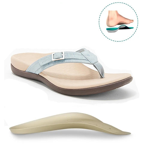 flip flops with buckle strap