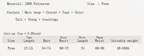 Cat Women Uniforms Tops & Skirt Set EG14830