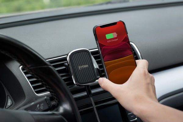 MagEZ Mount Qi magnetic car mount supports wireless charging