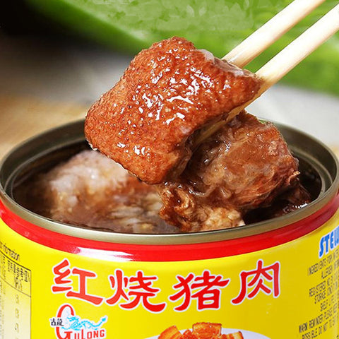 古龙红烧猪肉罐头英国