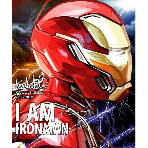 ironman marvel i am ironman pop art poster wal
