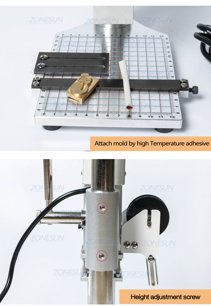 Manual Hot Foil Stamping Machine Leather Logo Embossing Machine