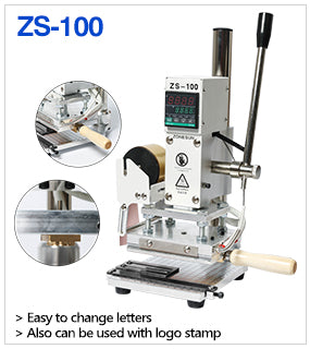 Máquina de prensado en caliente con juego de alfabeto de estampado en caliente ZONESUN para FR900 FR770