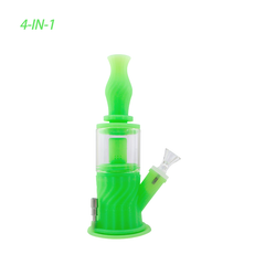 Waxmaid 4-IN-1 double percolator water pipe