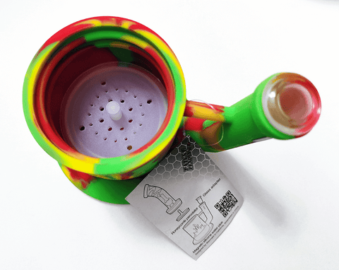 Waxmaid Magneto Silicone Honeycomb Perc Water Pipe