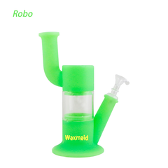 Waxmaid Robo silicone glass water pipe