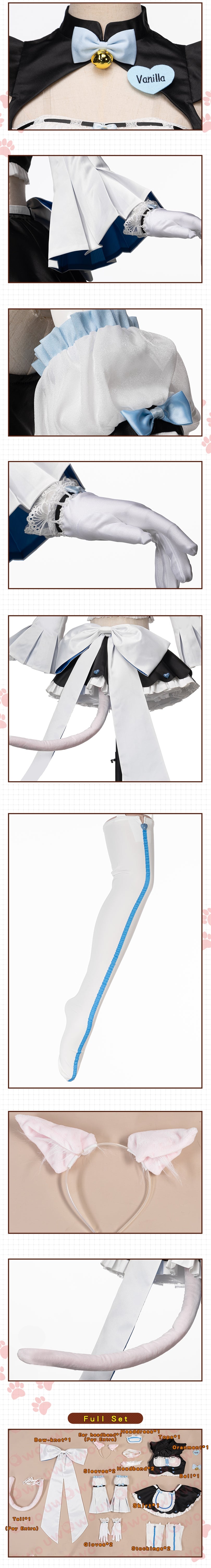 UWOWO Game NEKOPARA Vanilla Racing Queen Ver. Cosplay Costume Seperate Maid Uniform Chocola And Vanilla Cute Girl Dress 19 UWOWO Game NEKOPARA Vanilla Racing Queen Ver. Cosplay Costume Seperate Maid Uniform Chocola And Vanilla Cute Girl Dress -Uwowo Cosplay Sales p u G O T 06