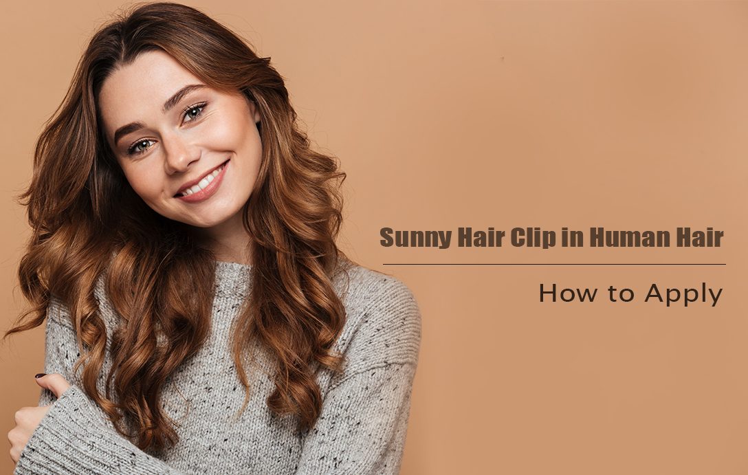 extensions hair apply clip human short