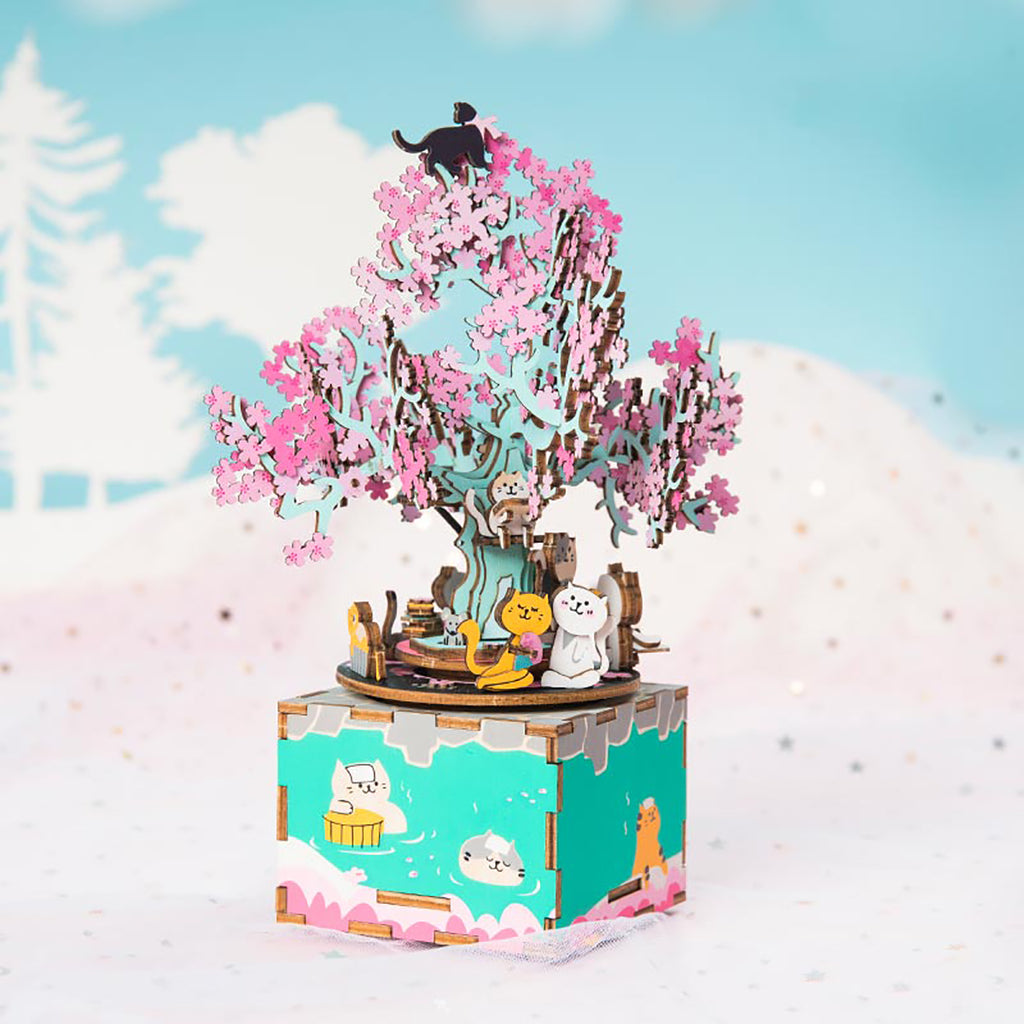 DIY music box AM408 Cherry Blossom Tree