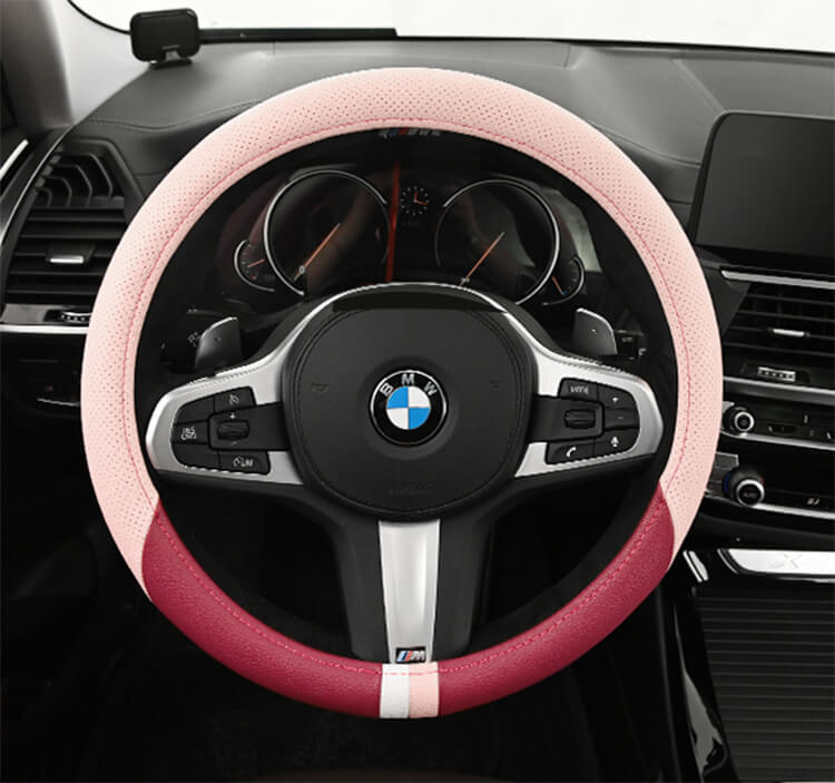 fashionable-steering-wheel-cover-red