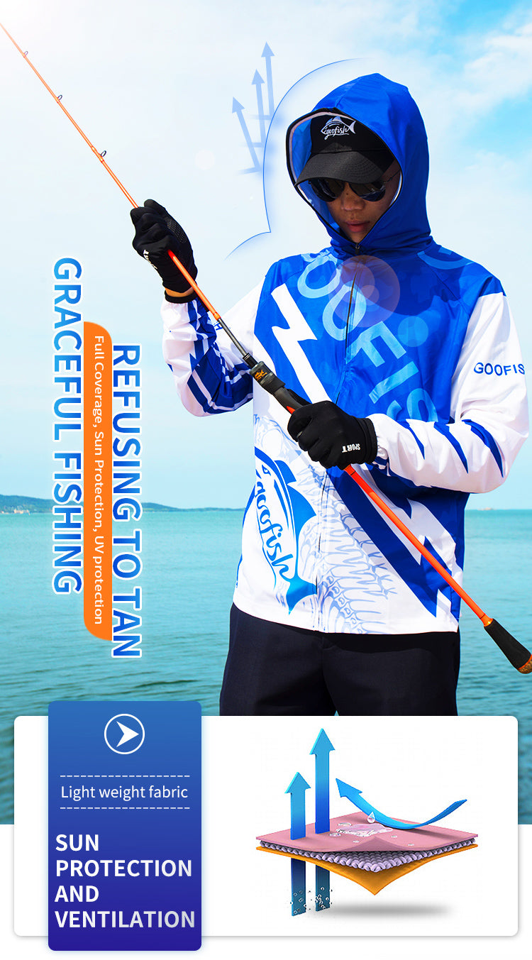 goofish fishing cloth fishing suit fishing tshirt